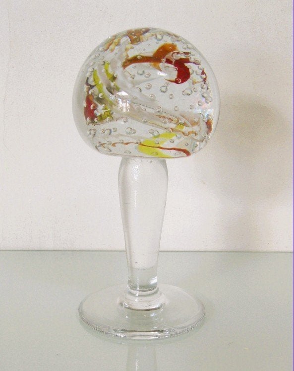 Vintage 18cm sulfure op voet porteperruque., Antiek en Kunst, Ophalen