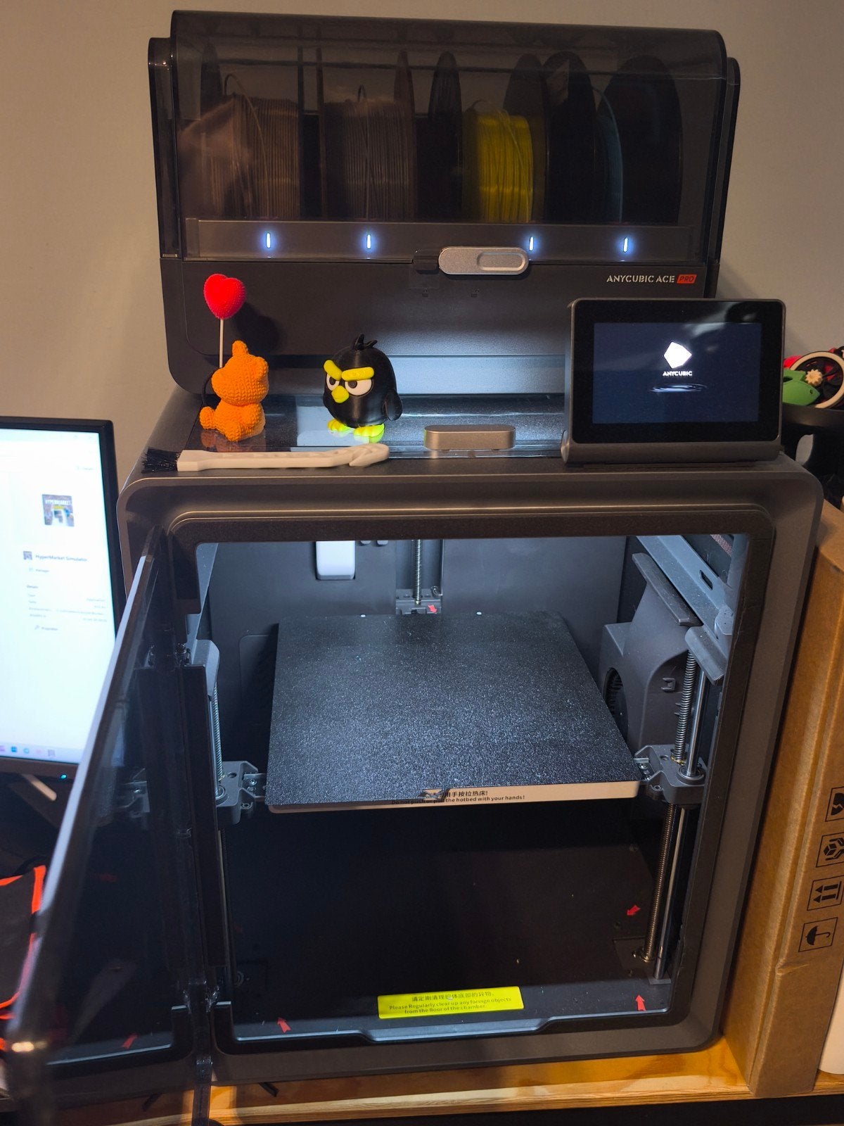 anycubic Kobra S1 Combo 3D-printer, Ophalen, Gebruikt, Ingebouwde Wi-Fi, Filament