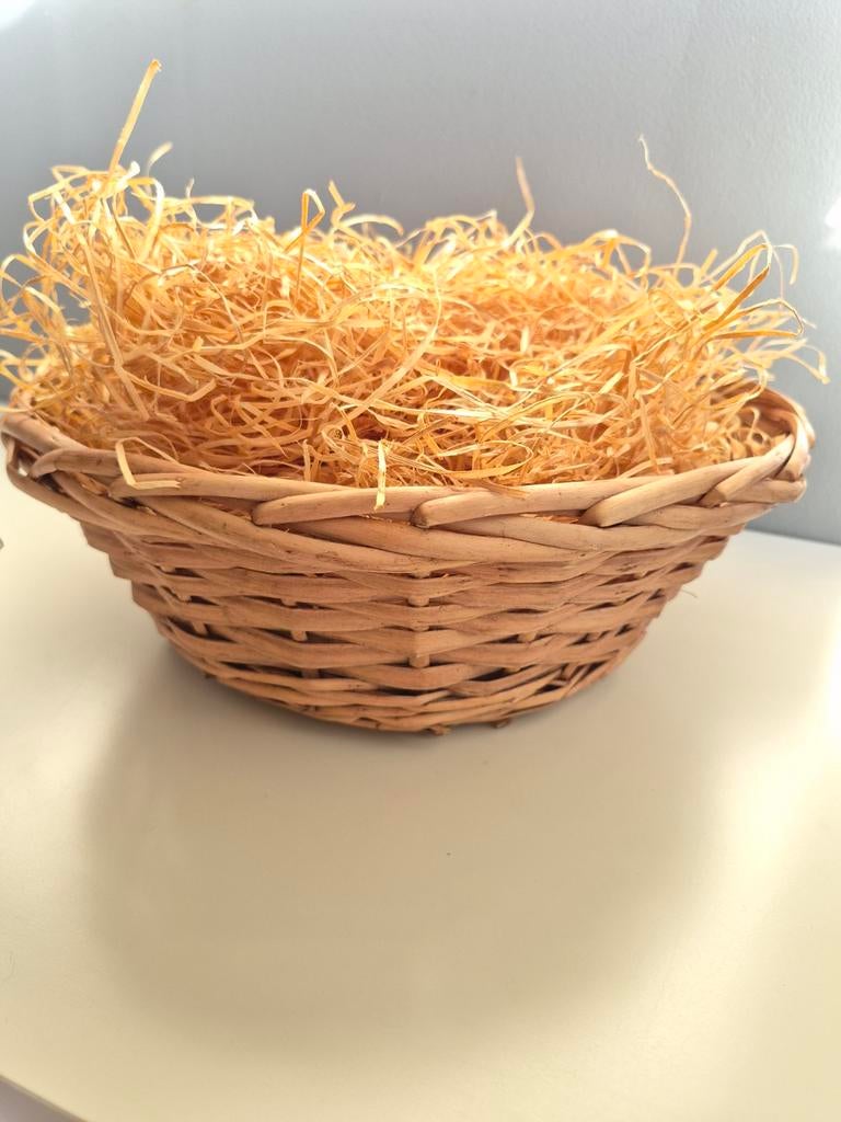 Rieten mand, Ophalen of Verzenden, Rond, Riet, Mand