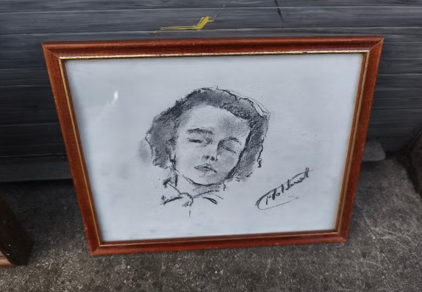 Dessin signe Piet volckaert, Antiquités & Art, Enlèvement ou Envoi, Dessin