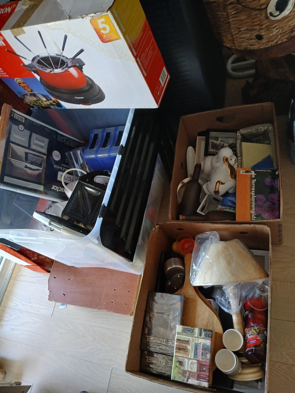 groot pakket rommelmarkt spullen, Diversen, Ophalen