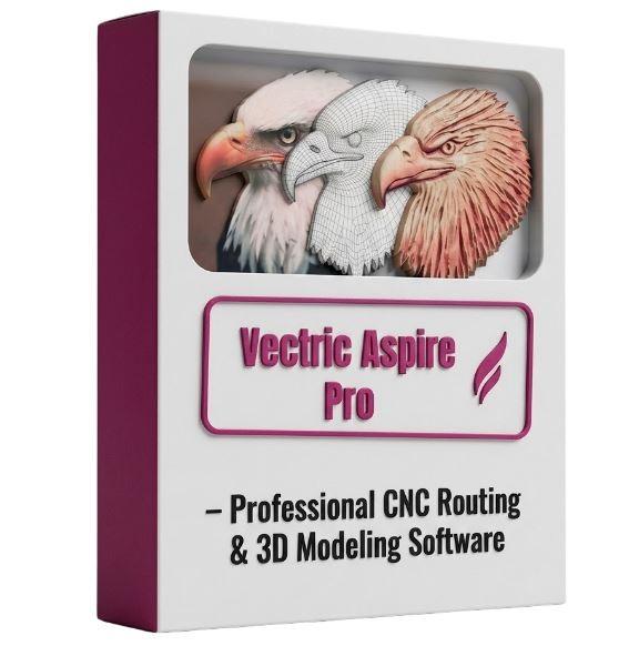 Vectric Aspire Pro – CNC-Ontwerp Software, Ophalen, Nieuw, Windows