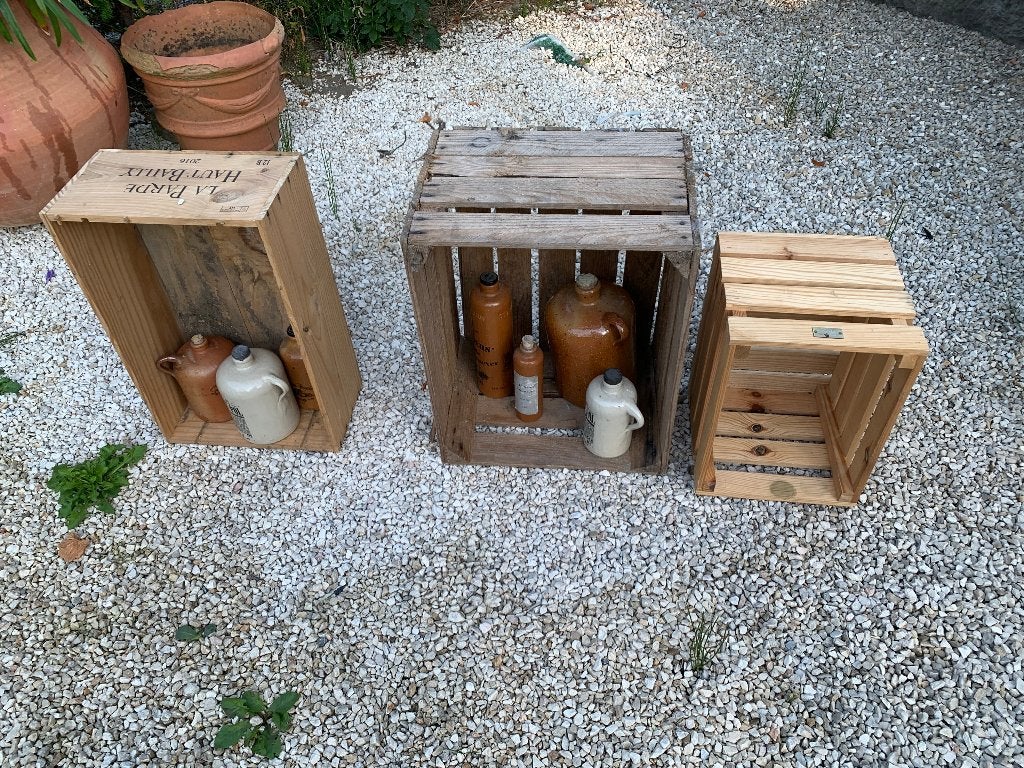 houten bakken, Ophalen, Minder dan 50 cm, Gebruikt, Grenenhout