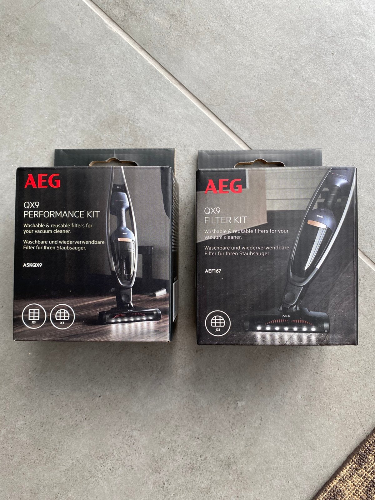 AEG QX9 performance kit & filter kit, Ophalen, AEG