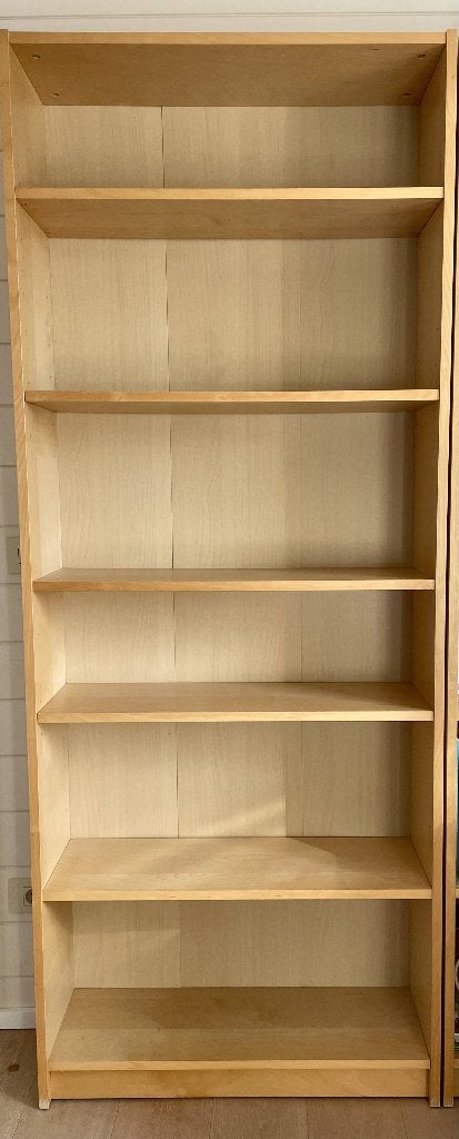 Boekenkasten BILLY Ikea, 25 à 50 cm, Berkenfineer, Avec tablette(s), Enlèvement