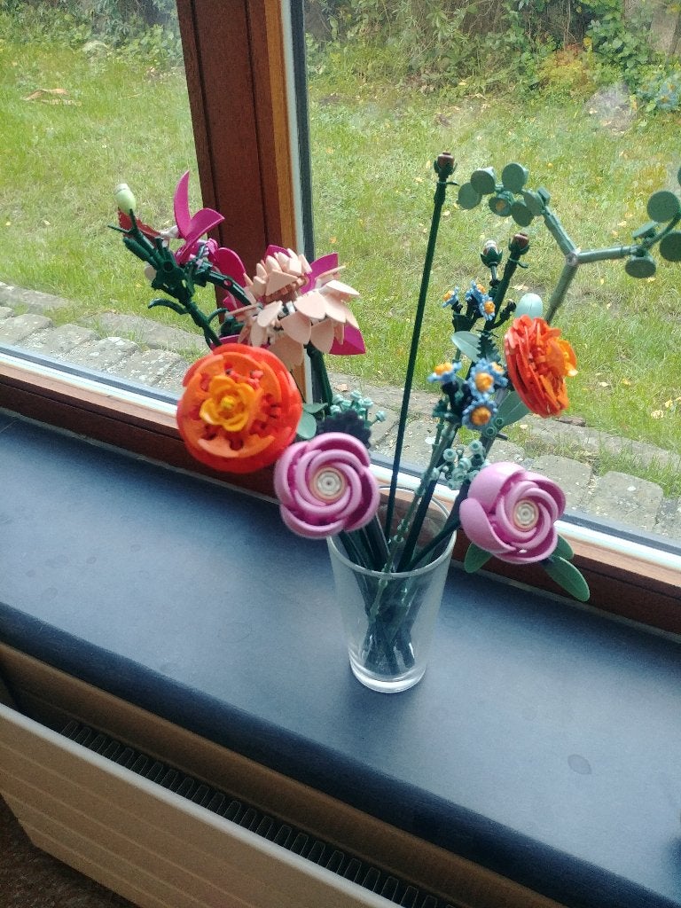 LEGO Botanicals Roze boeket, Kinderen en Baby's, Lego, Ophalen of Verzenden, Zo goed als nieuw, Compleet