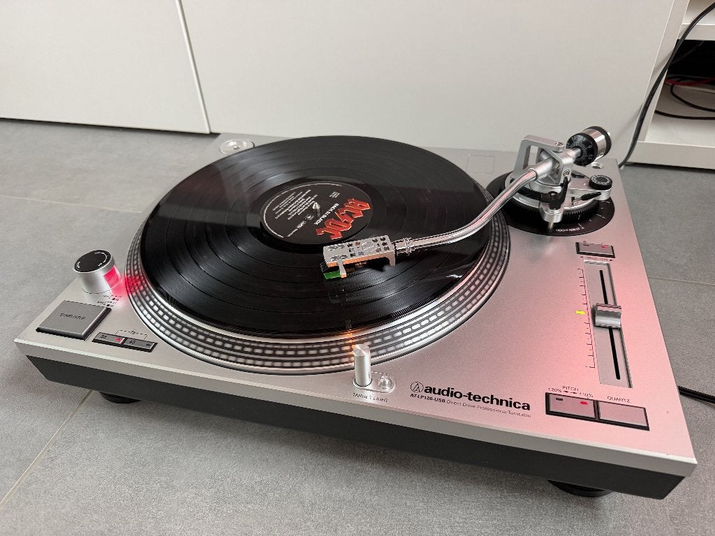 Platine Audio-technica AT-LP120, TV, Hi-fi & Vidéo, Tourne-disques, Autres marques, Tourne-disque, Enlèvement, Réglage pitch