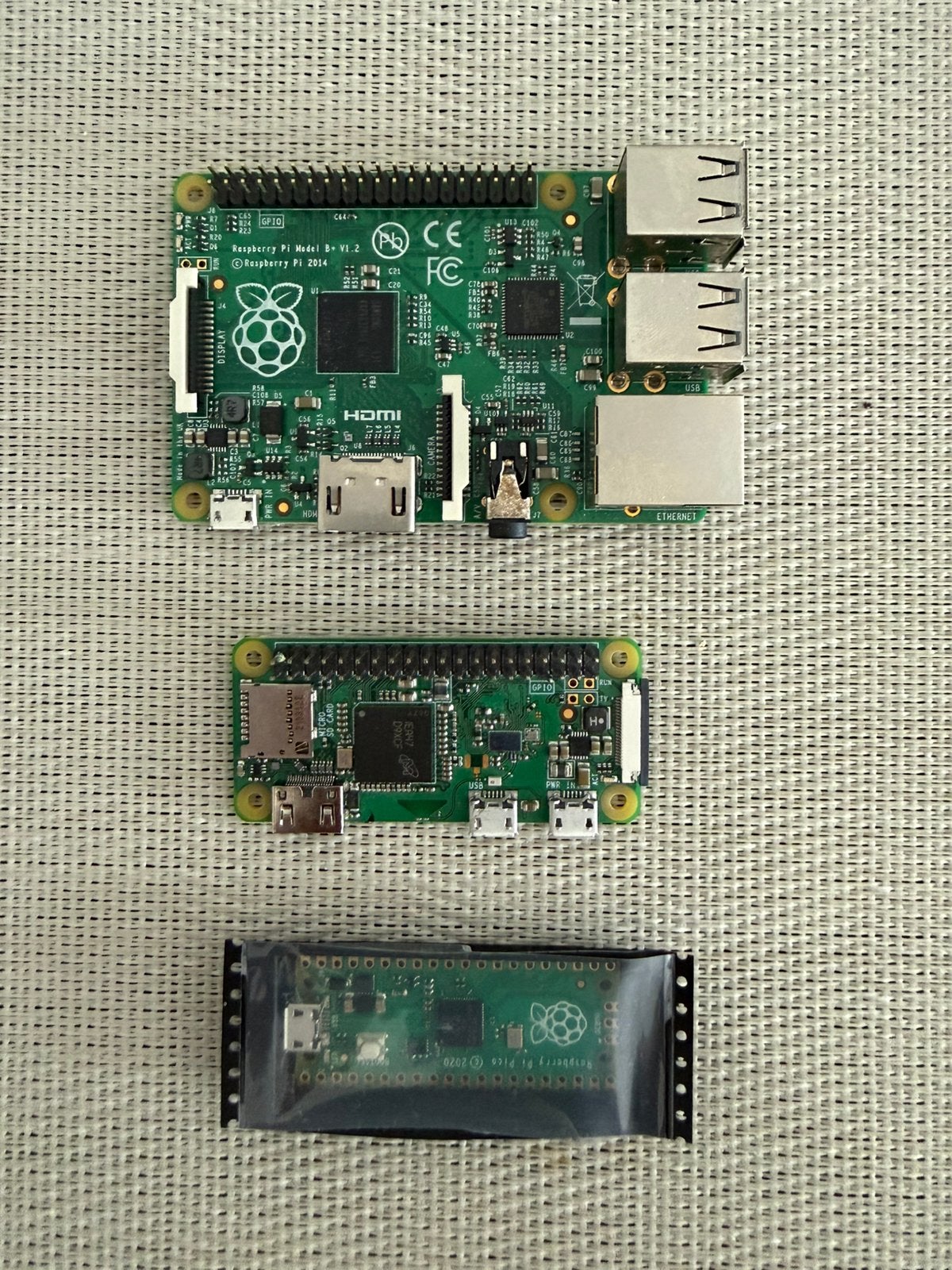 Raspberry Pi Model B+, Zero W, Pico Ensemble, Ophalen of Verzenden, Zo goed als nieuw