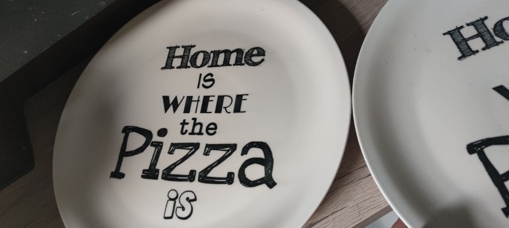 2 leuke pizzaborden, Ophalen of Verzenden, Gebruikt