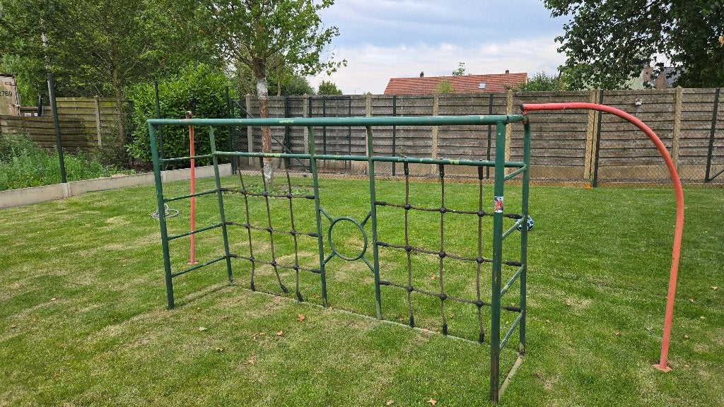 Voetbalgoal klimrek, Ophalen, Gebruikt