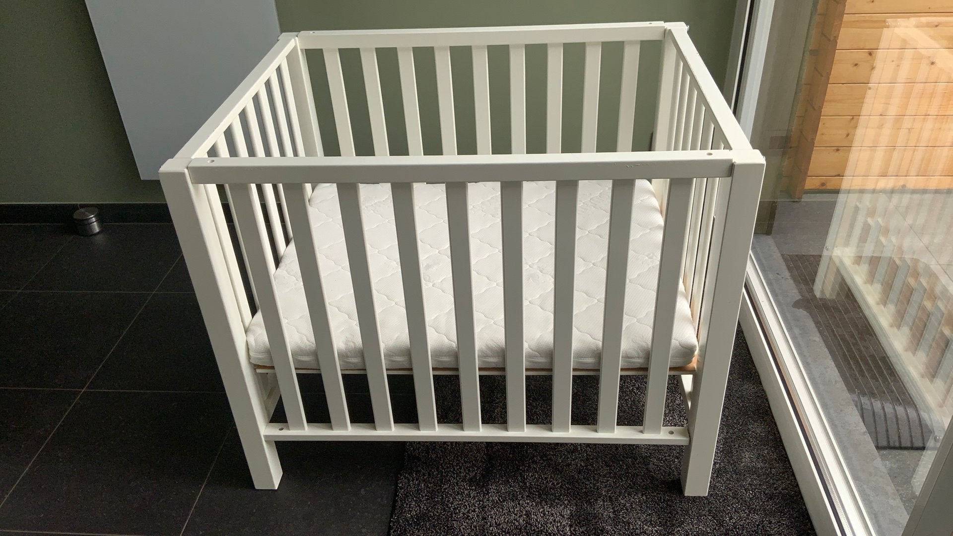 Baby park, Enlèvement, Utilisé, Rectangulaire, Réglable en hauteur