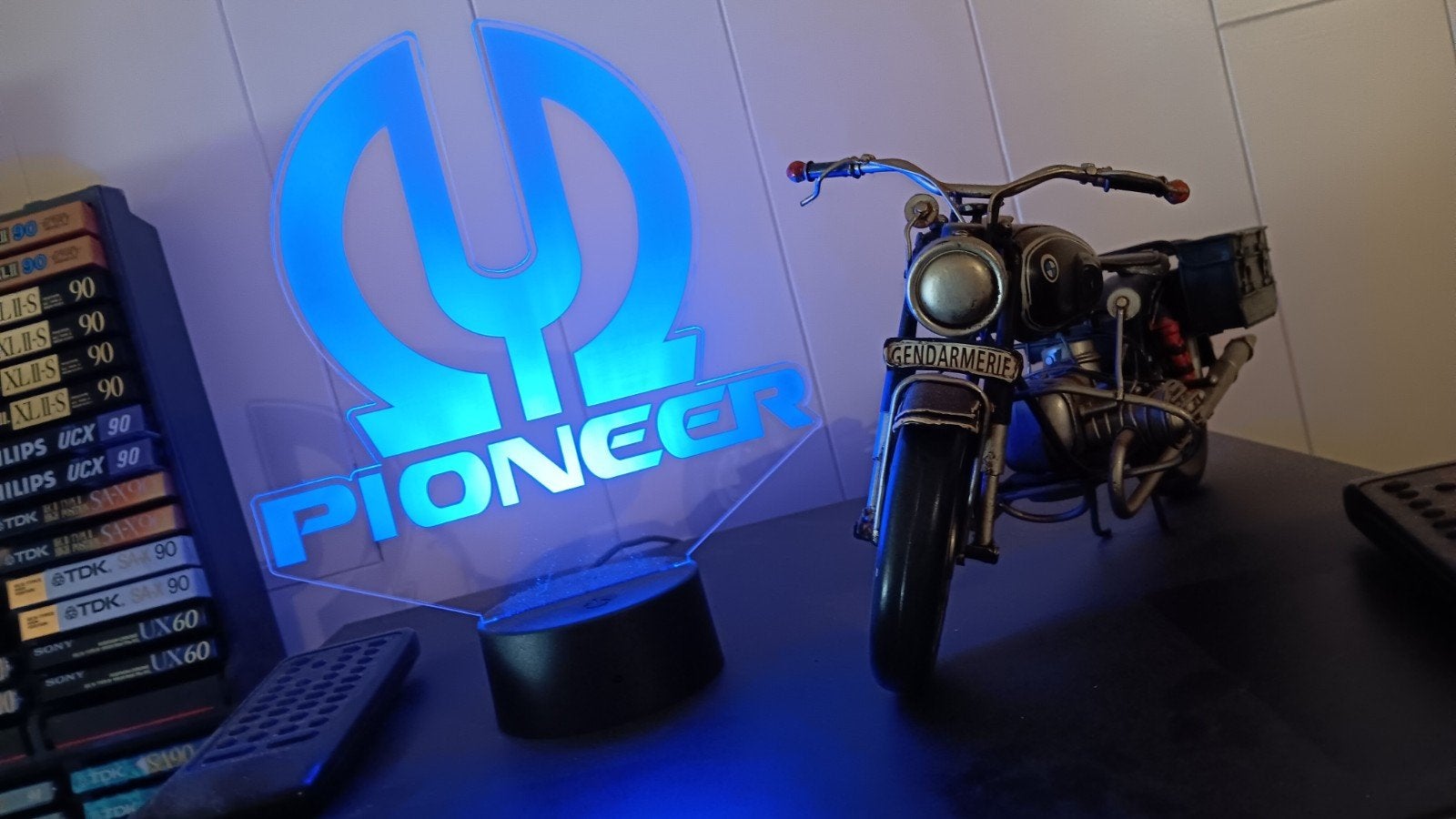 pioneer blue line led logo, TV, Hi-fi & Vidéo, Amplificateurs & Ampli-syntoniseurs, Enlèvement ou Envoi, Pioneer