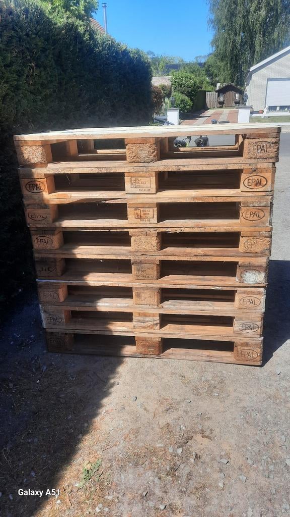 Europaletten, Doe-het-zelf en Bouw, Hout en Planken, Ophalen, Gebruikt, Pallet