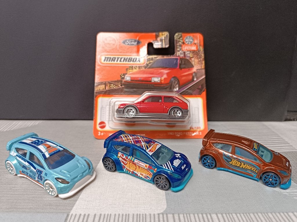 Ford Fiesta - Matchbox - Hot Wheels - Tuning Rally, Verzamelen, Ophalen of Verzenden, Gebruikt, Auto's