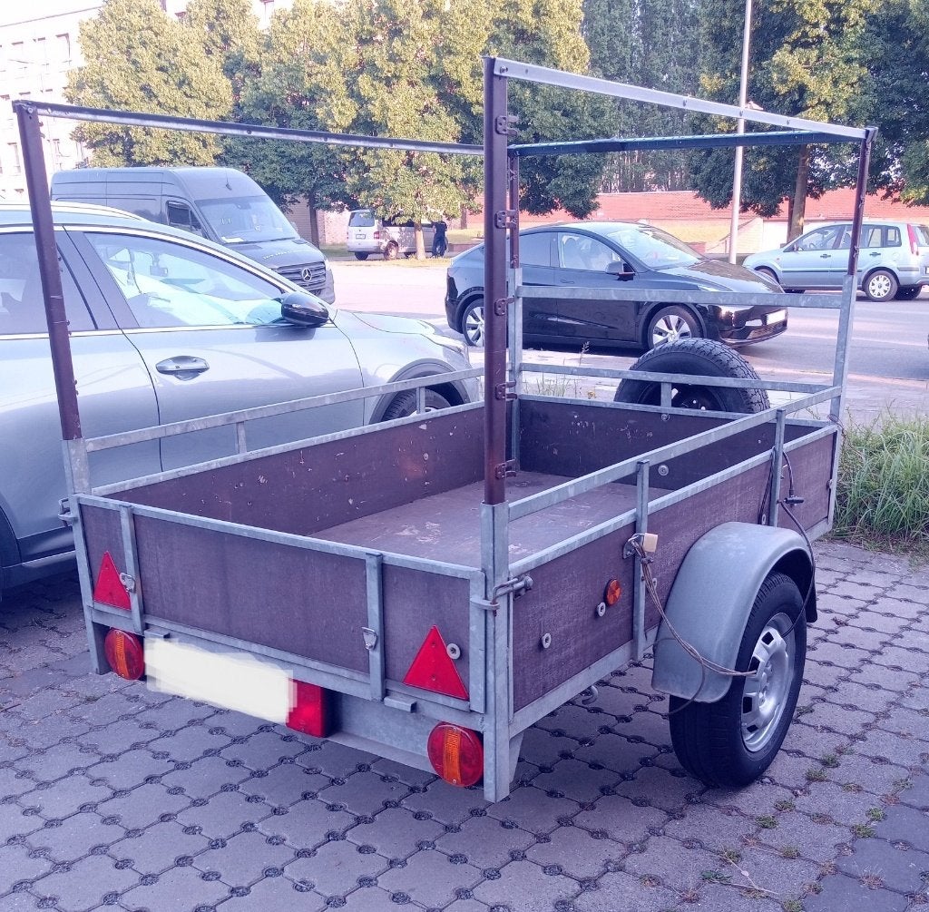 aanhangwagens te huur, Ophalen