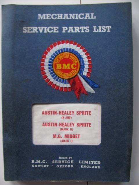 Austin Healey Sprite H-AN5, Mark II, MG Midget Mark I Parts, Ophalen of Verzenden