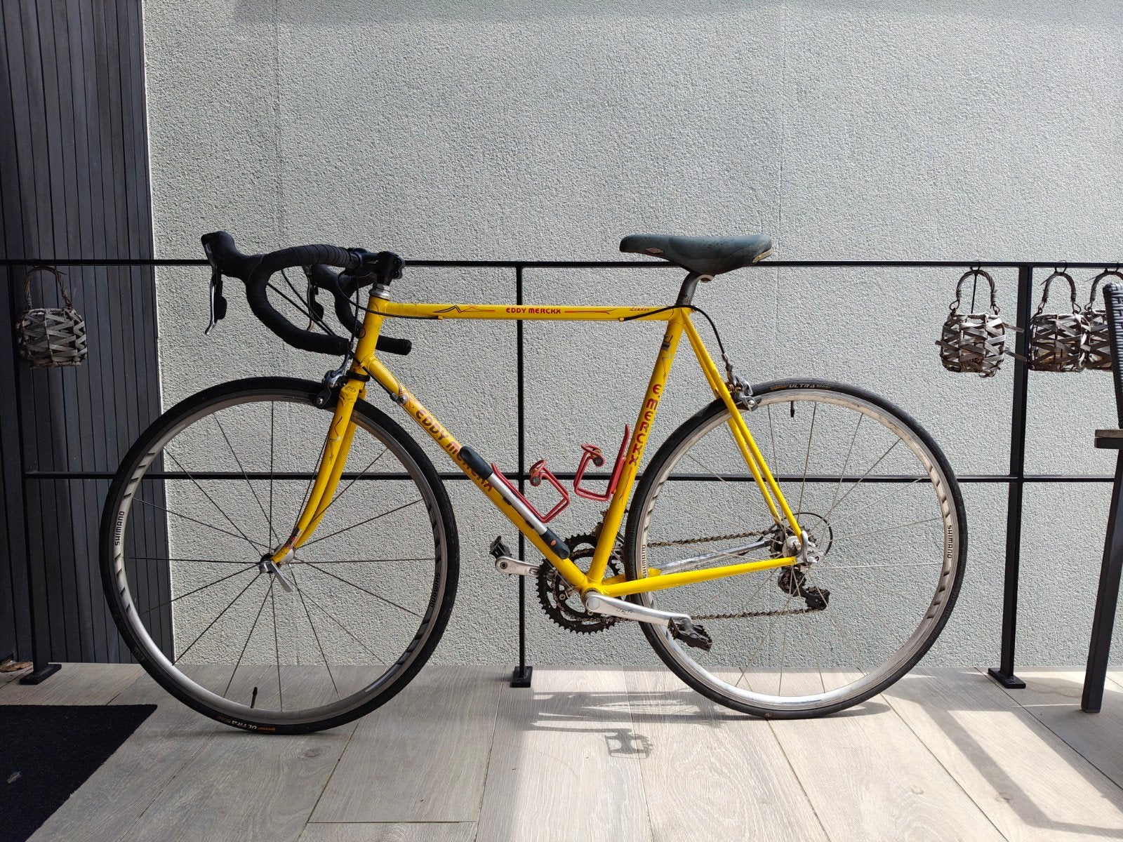 Vélo de course rétro Eddy Merckx, Enlèvement