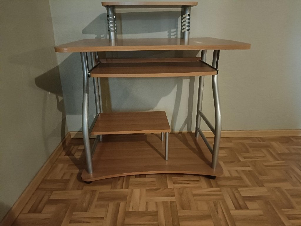 Bureautafel, Ophalen, Gebruikt, Hout, 80 cm
