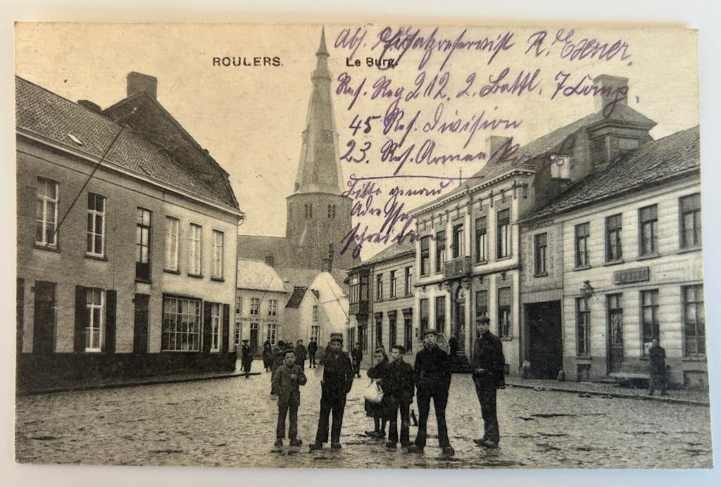 Feldpostkarte Torhout verstuurd 29/1/1915, Verzenden, Voor 1920, Gelopen, West-Vlaanderen