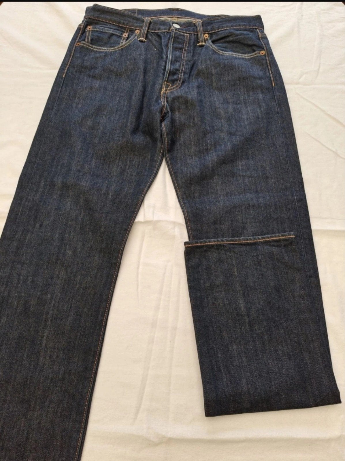jeans Levi's 501 original brut (42) (L), Blauw, W32 (confectie 46) of kleiner, Ophalen of Verzenden, Zo goed als nieuw