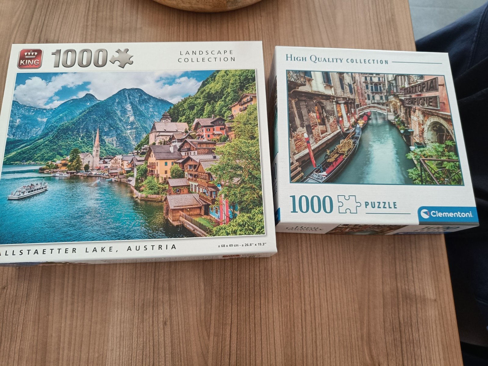 Puzzels 1000stukjes, Enlèvement