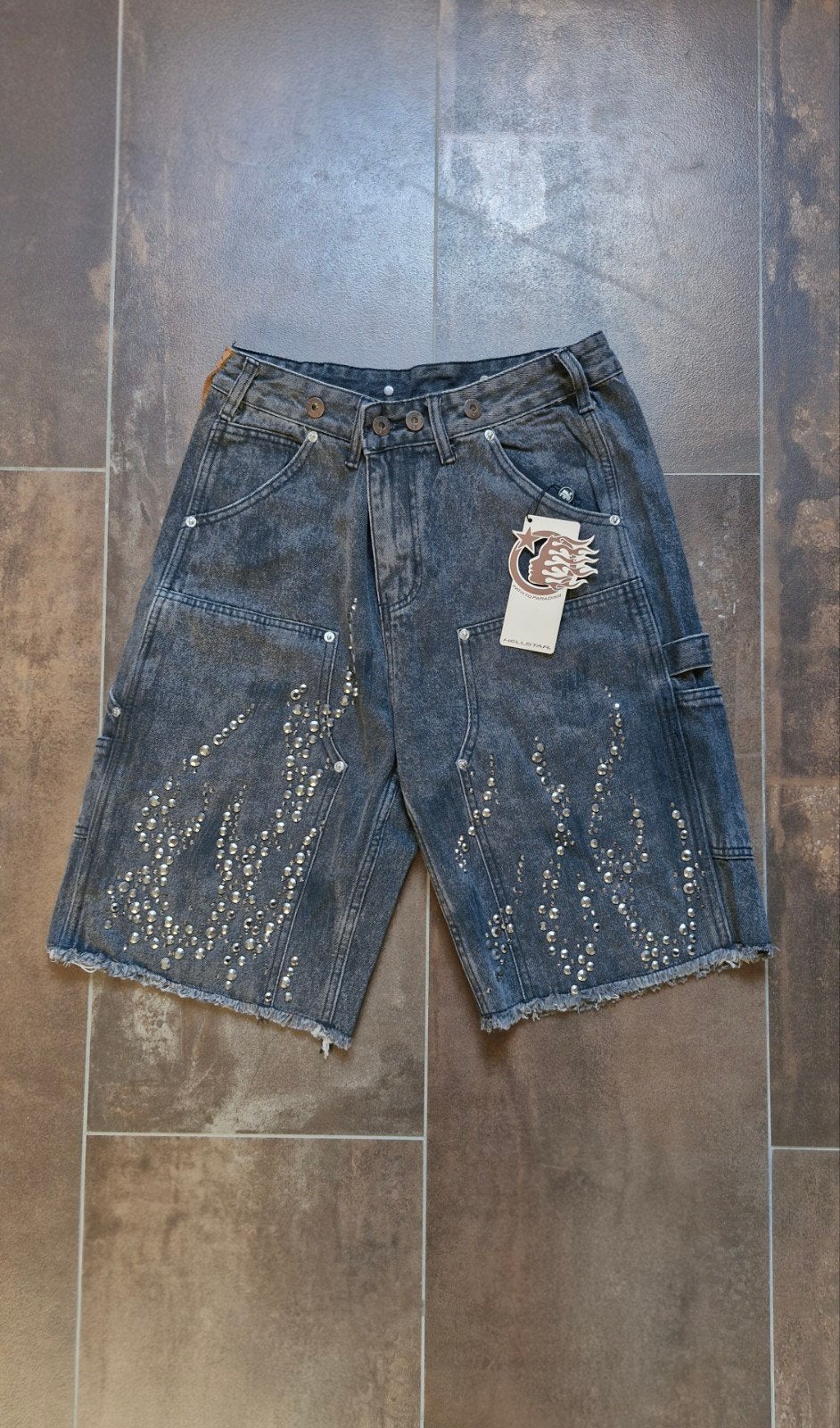 Short Hellstar – Neuf avec étiquettes, Neuf, Hellstar, Taille 48/50 (M), Noir