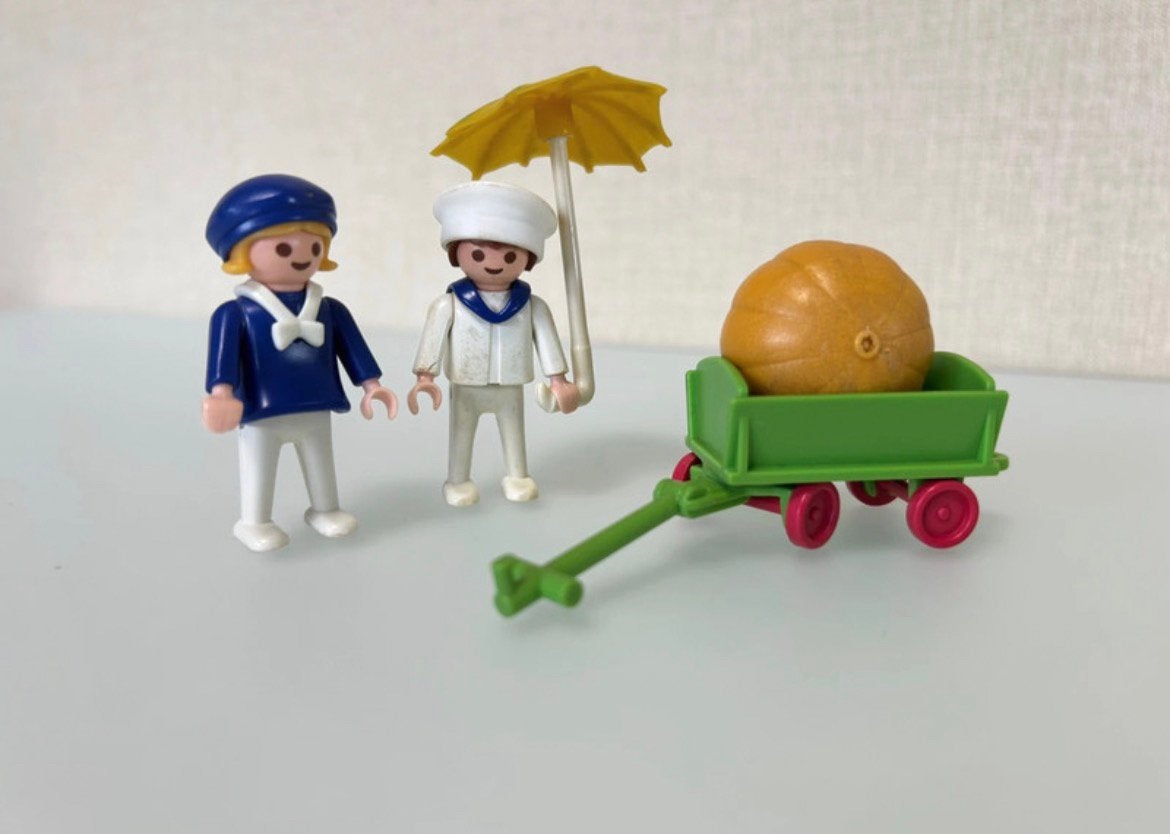 Playmobil 5402 - Kinderen met pompoenkar - Rosa-serie, Enfants & Bébés, Enlèvement ou Envoi, Autres séries, Kit complet, Utilisé