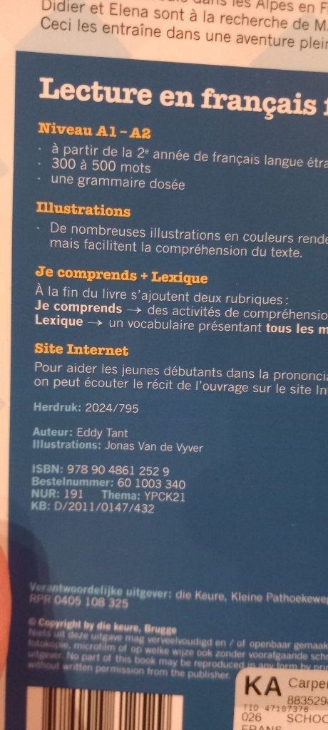 Grâce à Max, Boeken, Schoolboeken, Ophalen, Frans, ASO, Nieuw