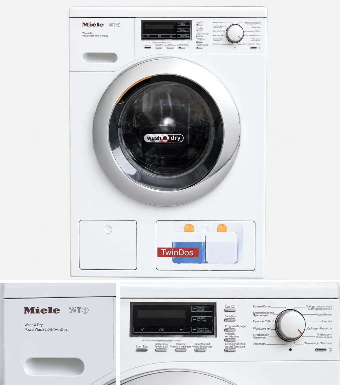 Miele was-en droogcombinatie, Elektronische apparatuur, Ophalen