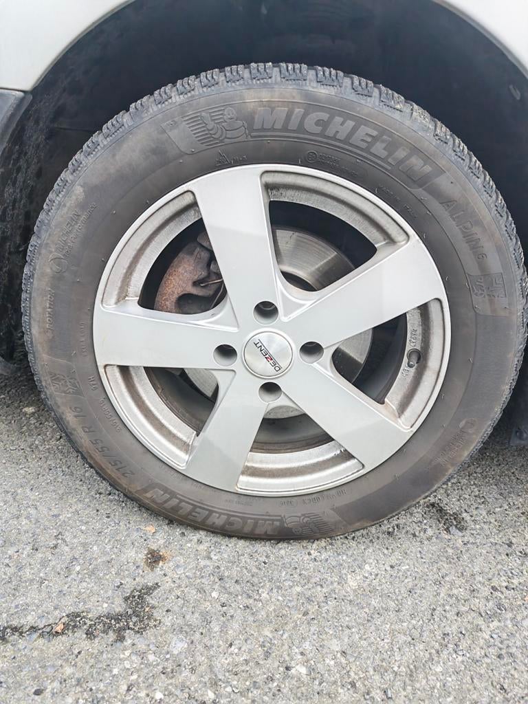 Peugeot partner alu velgen met winterbanden, Auto-onderdelen, Banden en Velgen, Ophalen, Winterbanden, Band(en)