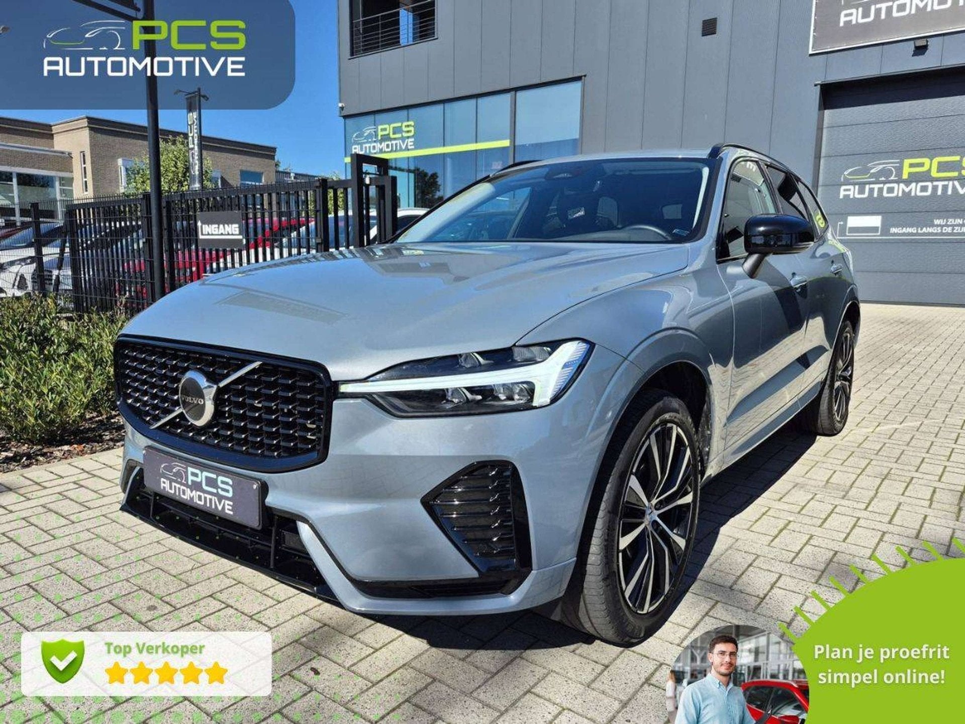 Volvo XC60 2.0 B4 MHEV Plus Dark / Euro 6d / 63.000km / 12m, Autos, Argent ou Gris, Euro 6, Entreprise, Entretenue par le concessionnaire