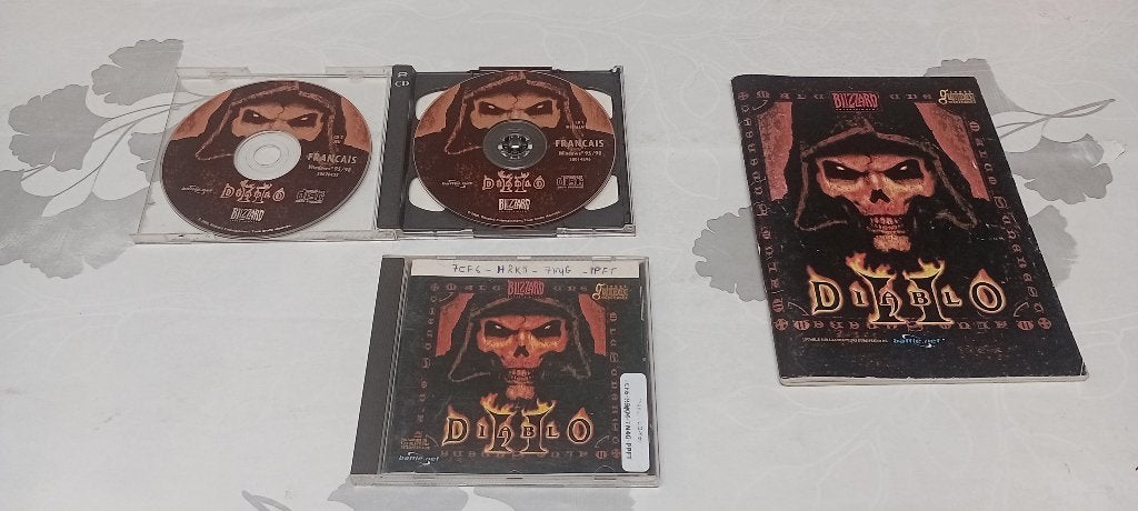 Diablo 2 PC - 3 cd's + origineel boekje - Blizzard VF, Ophalen of Verzenden