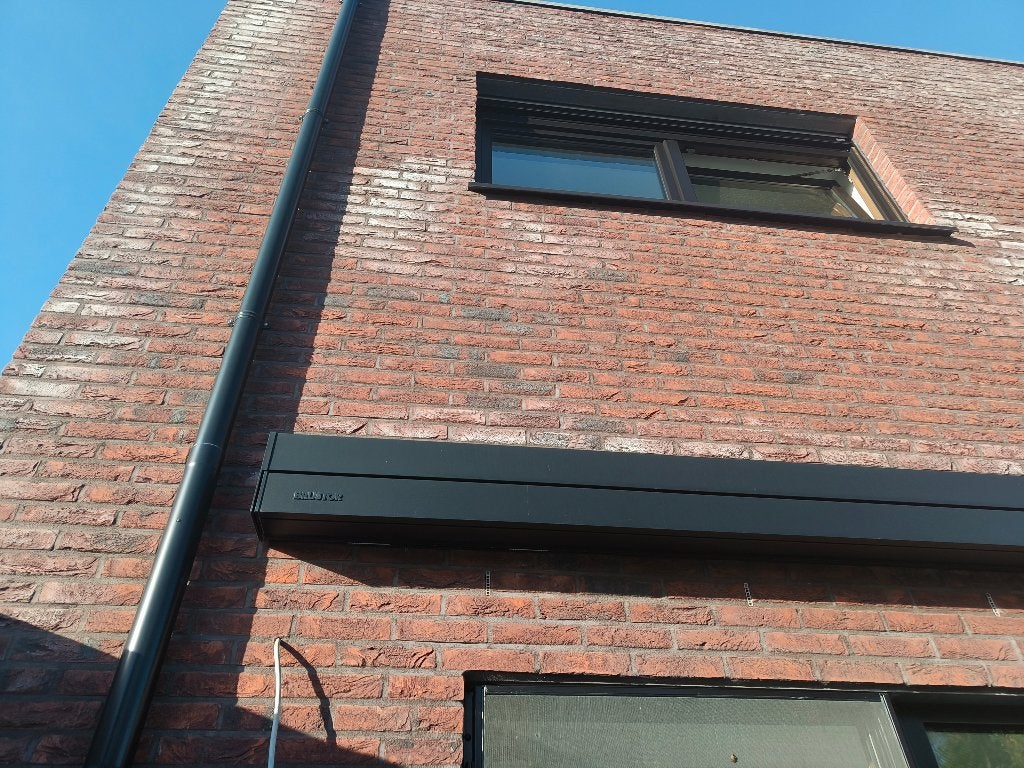Zonneluifel, Ophalen, Gebruikt, 450 cm of meer, Elektrisch