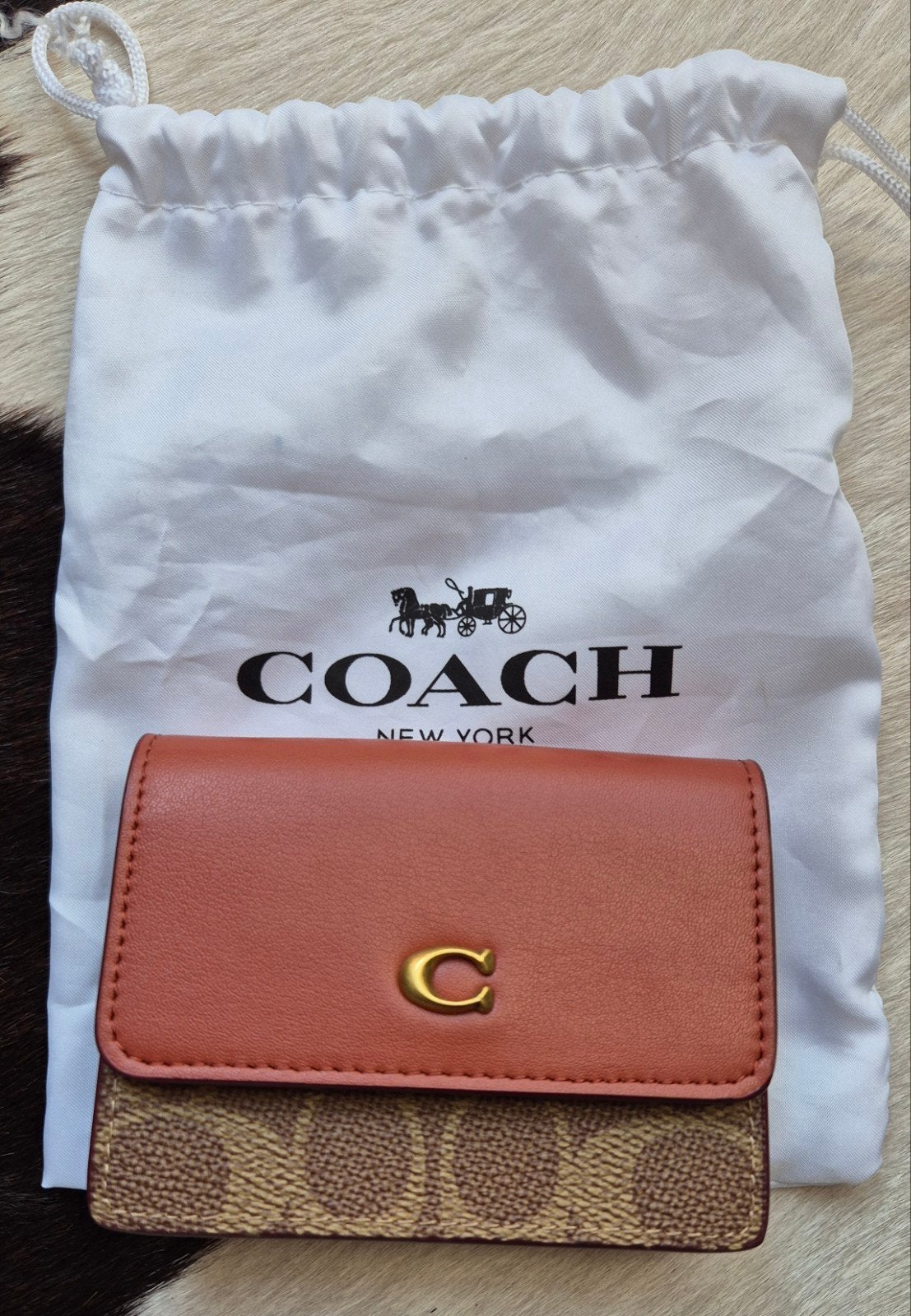 coach mini wallet nieuw, Handtassen en Accessoires, Overige merken, Bruin, Nieuw, Ophalen of Verzenden