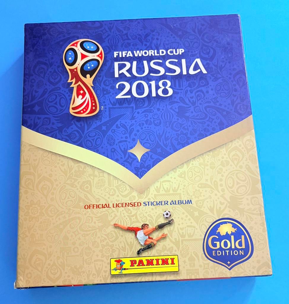 Box Collector Panini Full Gold edition Suiza WC Rusia 2018, Verzenden, Nieuw, Sticker
