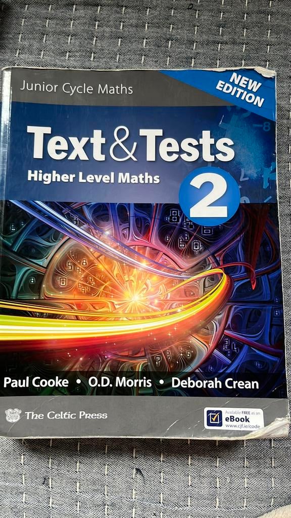 Text&Tests higher level math 2 new édition Cook Morris, Enlèvement ou Envoi, Utilisé