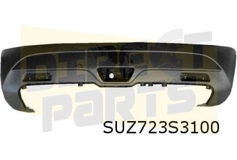 Suzuki SX4 S-Cross (9/13-1/22) achterbumper onderdeel (Zwart, Neuf, Arrière, -, -