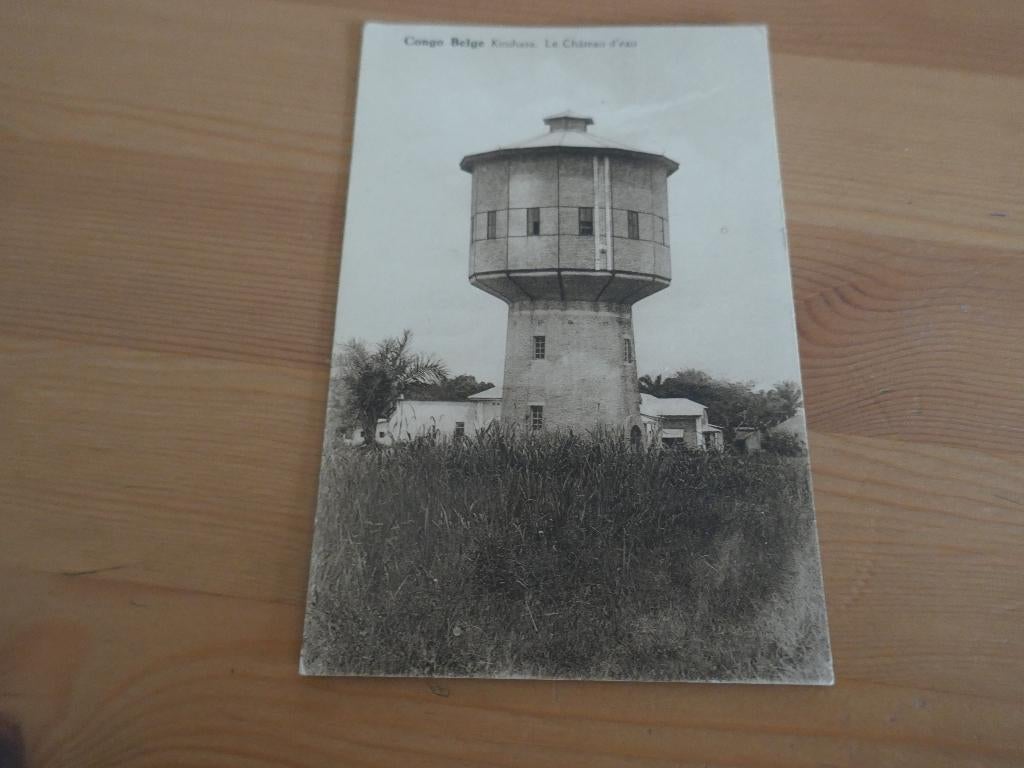 belgisch congo congo belge kinshasa le chateau d'eau, Verzamelen, Verzenden, Ongelopen, Buiten Europa