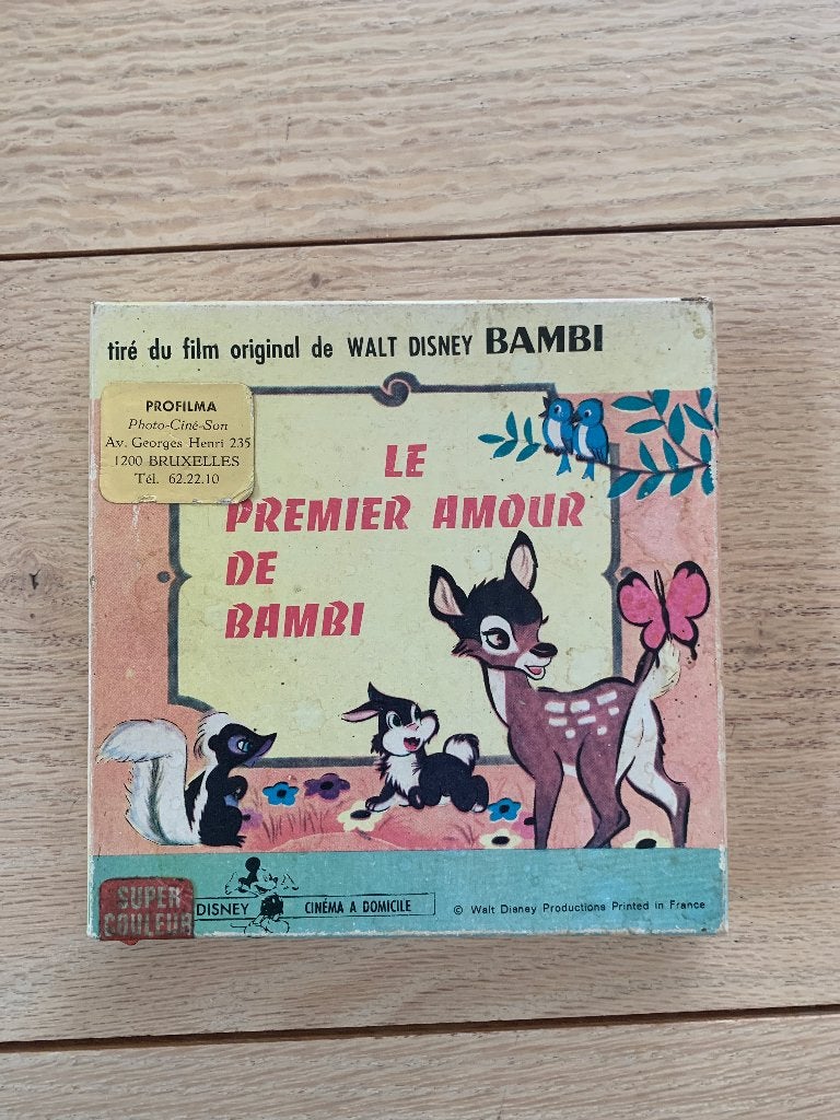 Rouleau de film Bambi Disney 8 mm, Enlèvement ou Envoi, Film 8 mm