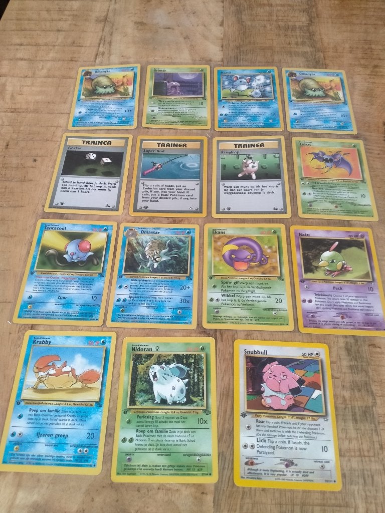 POKEMON 55 OLD SCOOL KAARTEN IN GOEDE STAAT, Hobby en Vrije tijd, Verzamelkaartspellen | Pokémon, Ophalen of Verzenden