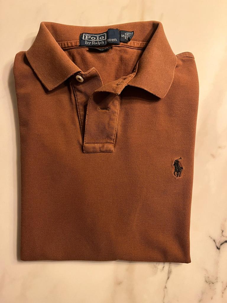 Ralph Lauren polo bruin, Kleding | Heren, Ophalen of Verzenden, Zo goed als nieuw, Maat 46 (S) of kleiner, Bruin