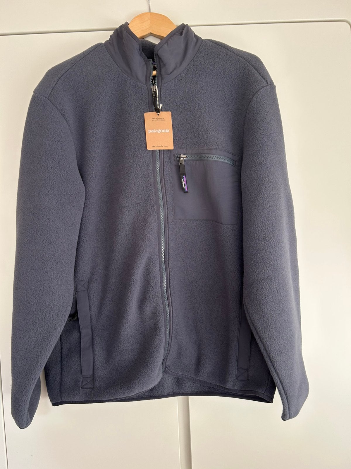 Patagonia - Fleece vest heren. Maat L. Nieuw, Ophalen of Verzenden, Nieuw, Maat 52/54 (L), Blauw