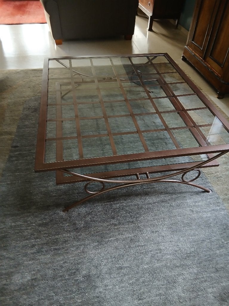 salontafel, 100 à 150 cm, Moins de 50 cm, Klassiek, Verre