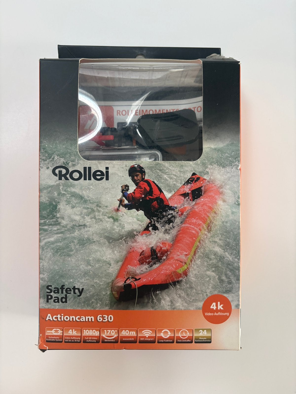 Rollei actioncam 630   4k, Ophalen of Verzenden, Zo goed als nieuw