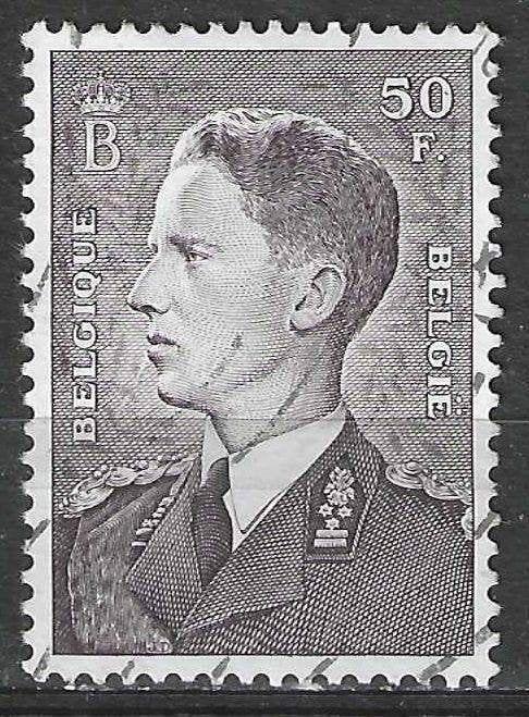 Belgique 1952 - Yvert/OBP 879 - 1er sceau de Boudewijn (ST), Envoi, Affranchi, Oblitéré, Maison royale