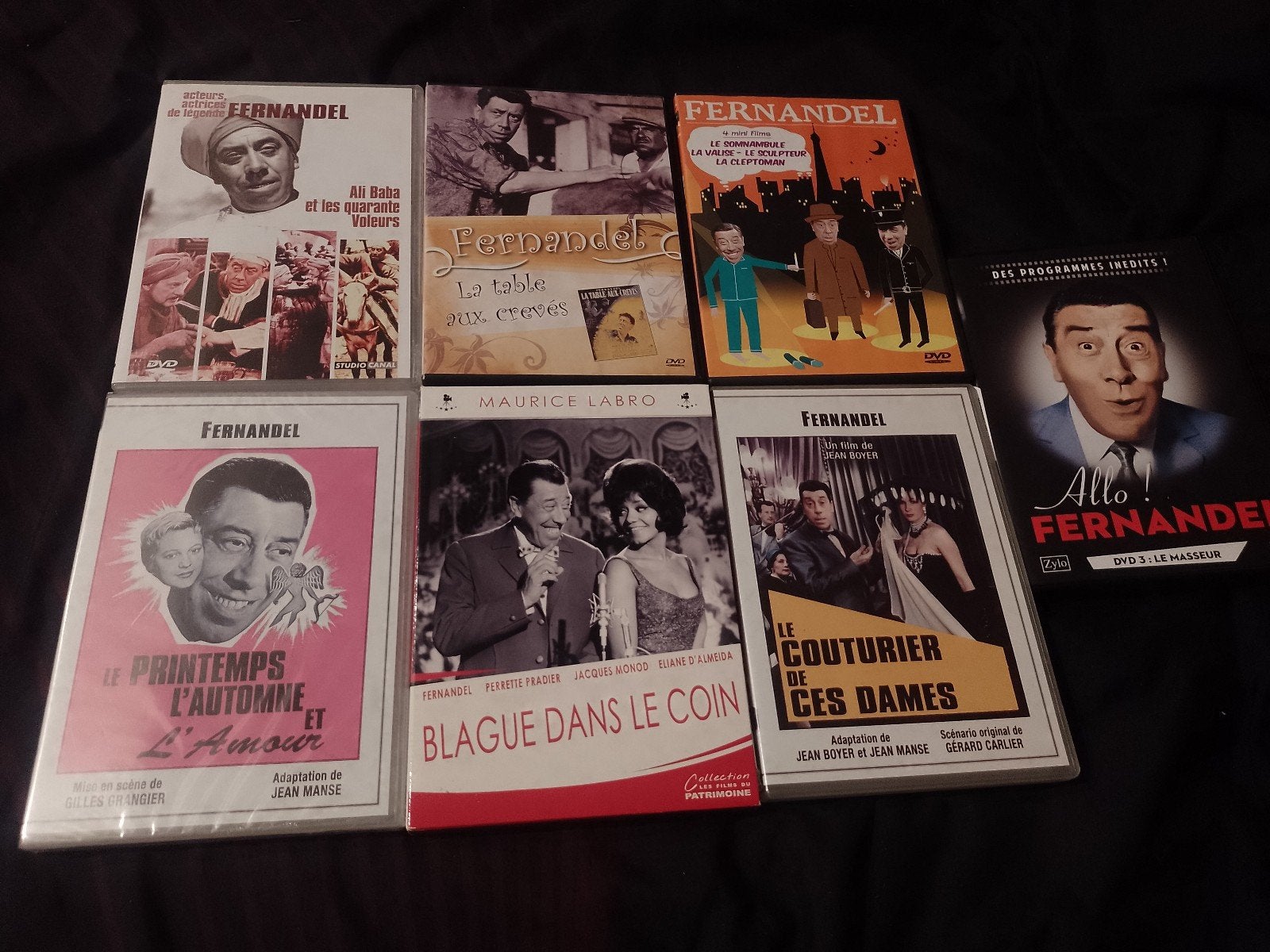 A vendre en DVD Liste évolutive films Fernandel, À partir de 6 ans, Comédie romantique, Enlèvement ou Envoi, Français