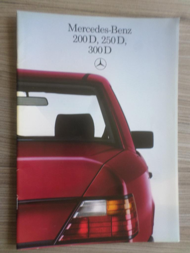 Mercedes 200D 250D 300D W124 1984 Brochure, Ophalen of Verzenden, Mercedes