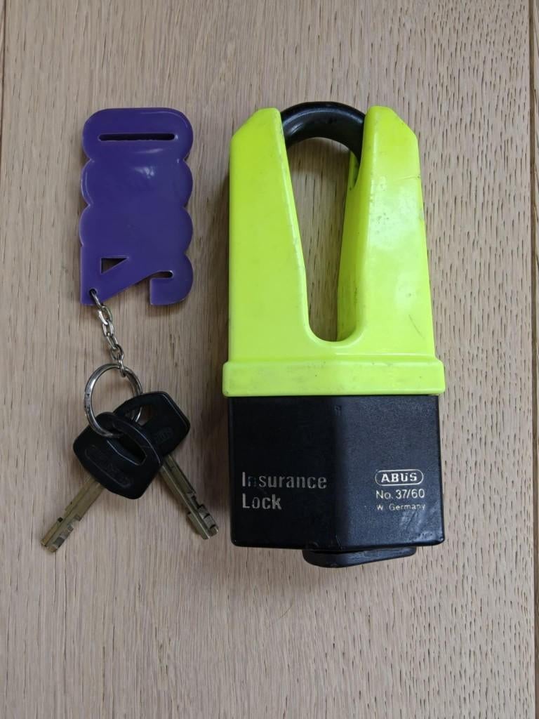 Abus Granit 37/60 hangslot (motoslot), Enlèvement ou Envoi, Comme neuf, Fer, Autres types