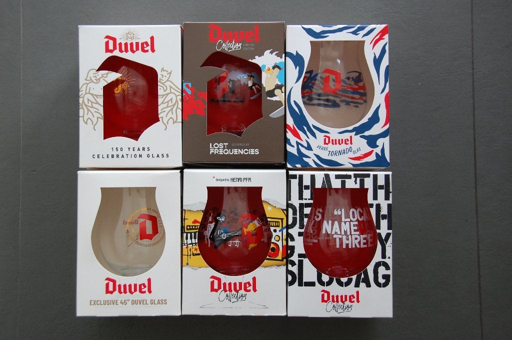 DUVEL : six verres de collection différentes, Enlèvement, Neuf, Verre ou Verres, Duvel