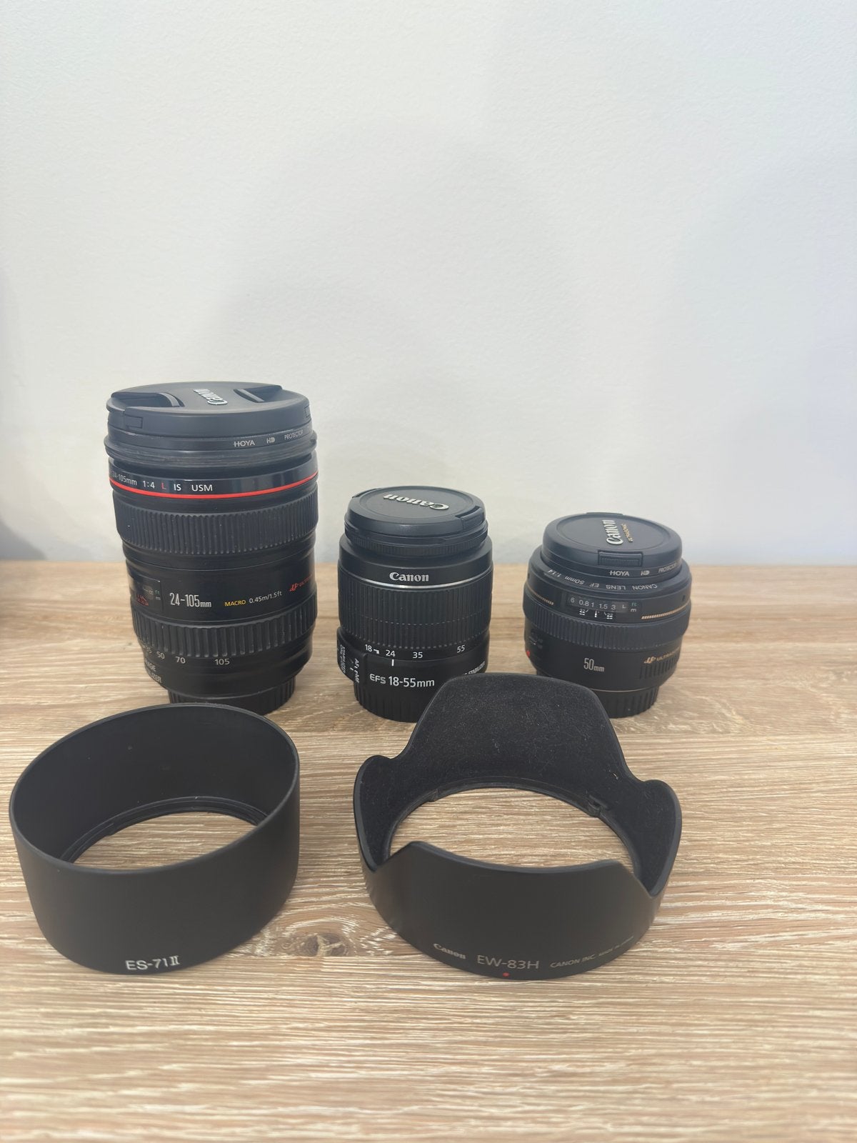 Canon 600d + 24-105 mm f4 L lens + toebehoren, Audio, Tv en Foto, Ophalen, Gebruikt, Zonnekap, Canon